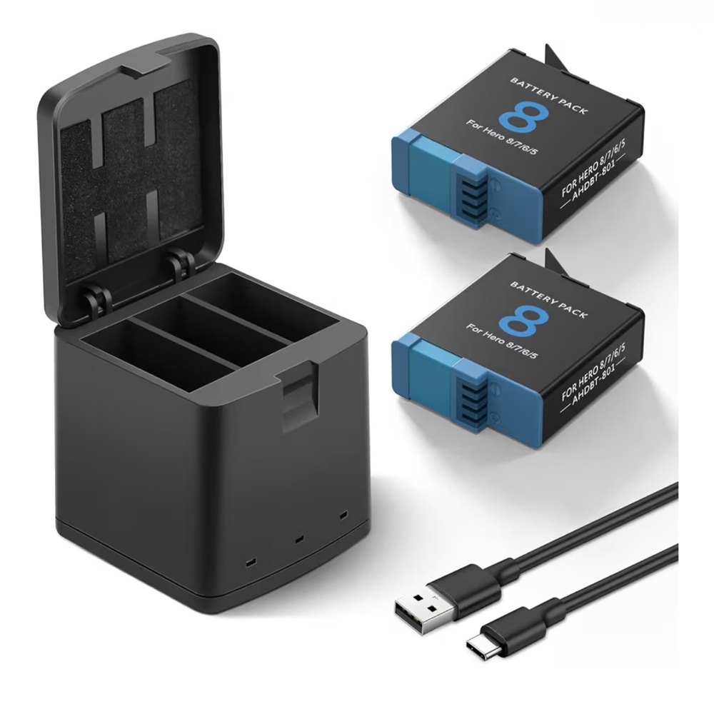 2-Pack 1500mAh Batteries for GoPro